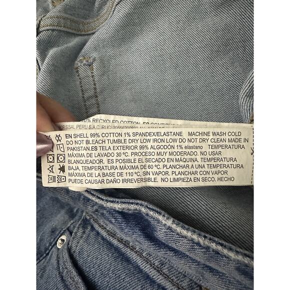 Forever 21 Crossover Trendy High Rise Straight Jeans Size 18 Plus 99% Cotton - Picture 9 of 9